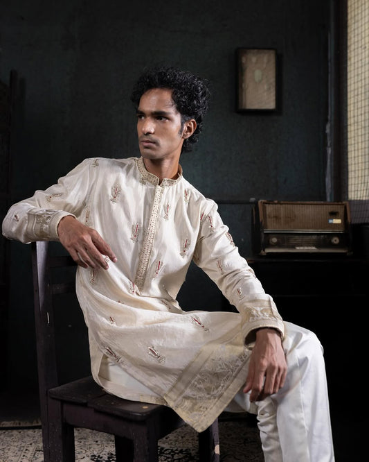 Shop Designer Pattu Sherwani for Men in Hyderabad – Tejas Harish Evolve, Banjara Hills
