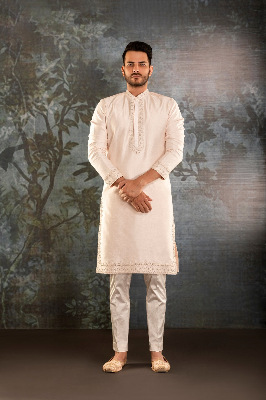 Cream Waistcoat Kurta - Tejas Harish