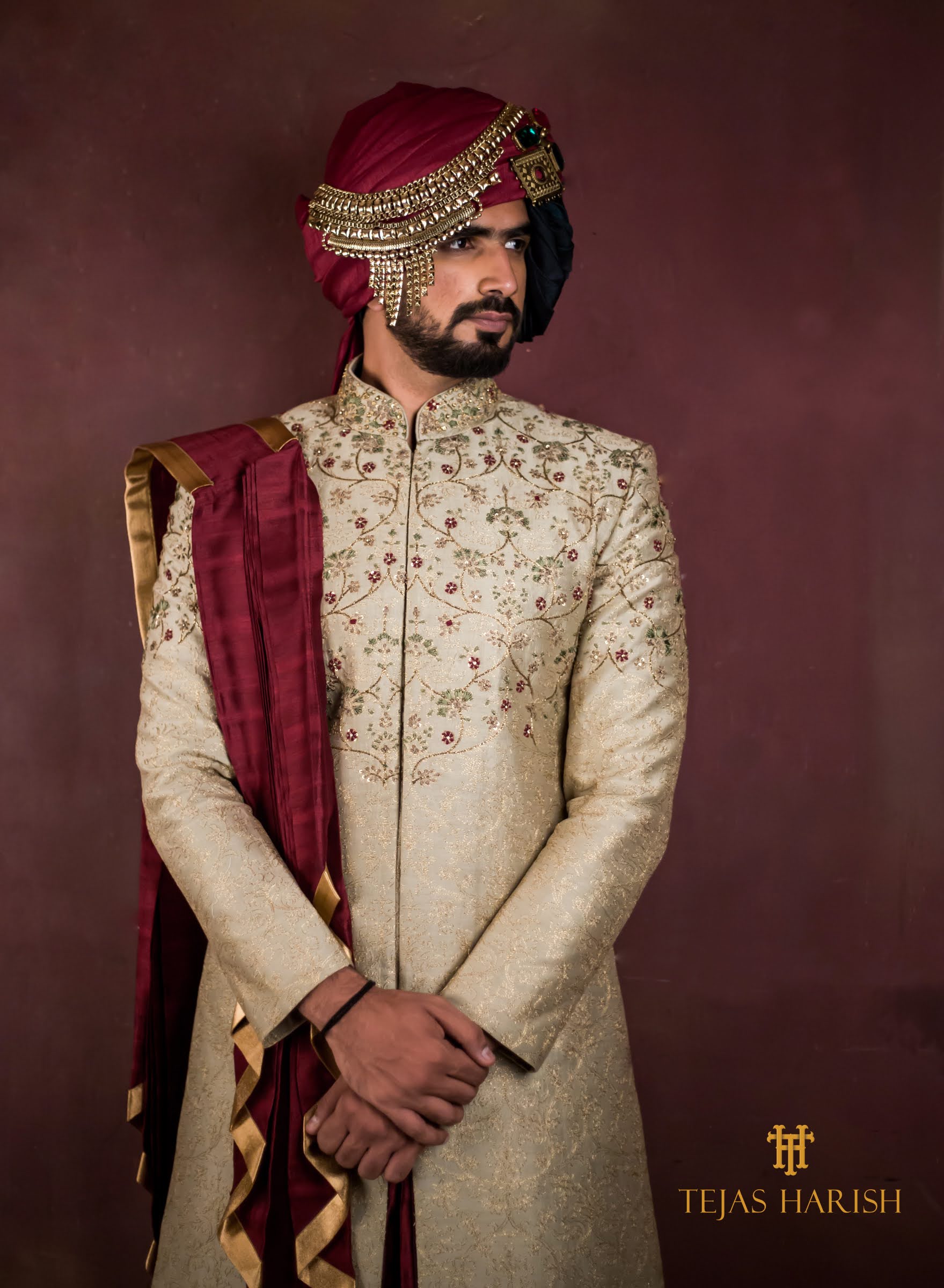 Majestic Maharaja Sherwani - Main Image