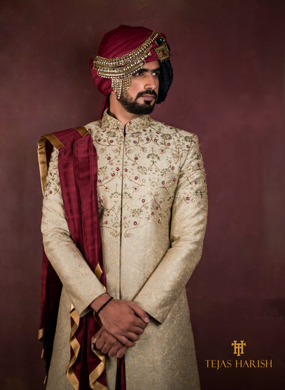 Majestic Maharaja Sherwani - Tejas Harish