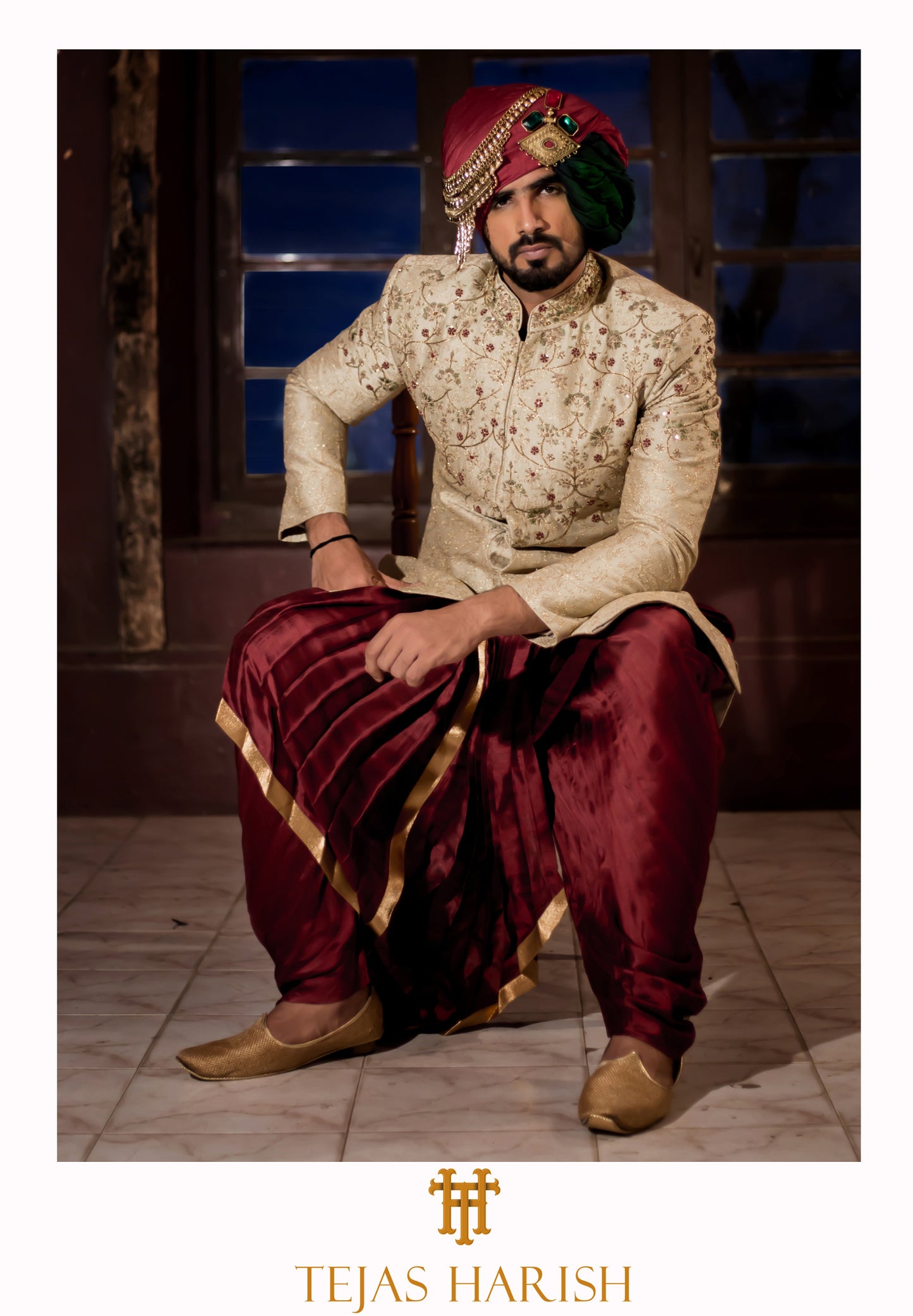 Majestic Maharaja Sherwani - Tejas Harish