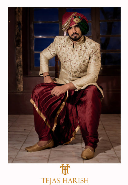 Majestic Maharaja Sherwani - Tejas Harish